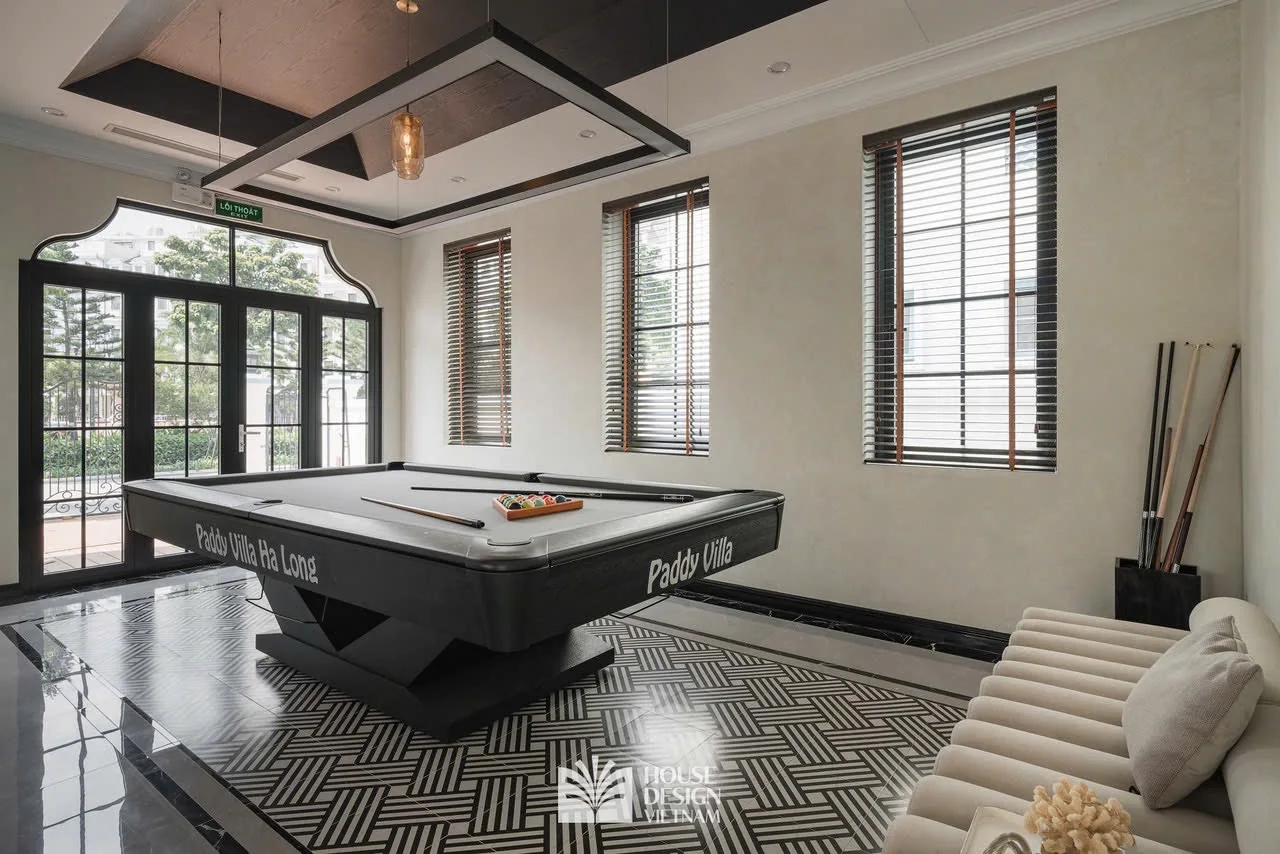 Bàn bi-a trong khu giải trí của Paddy Villa C7-07
