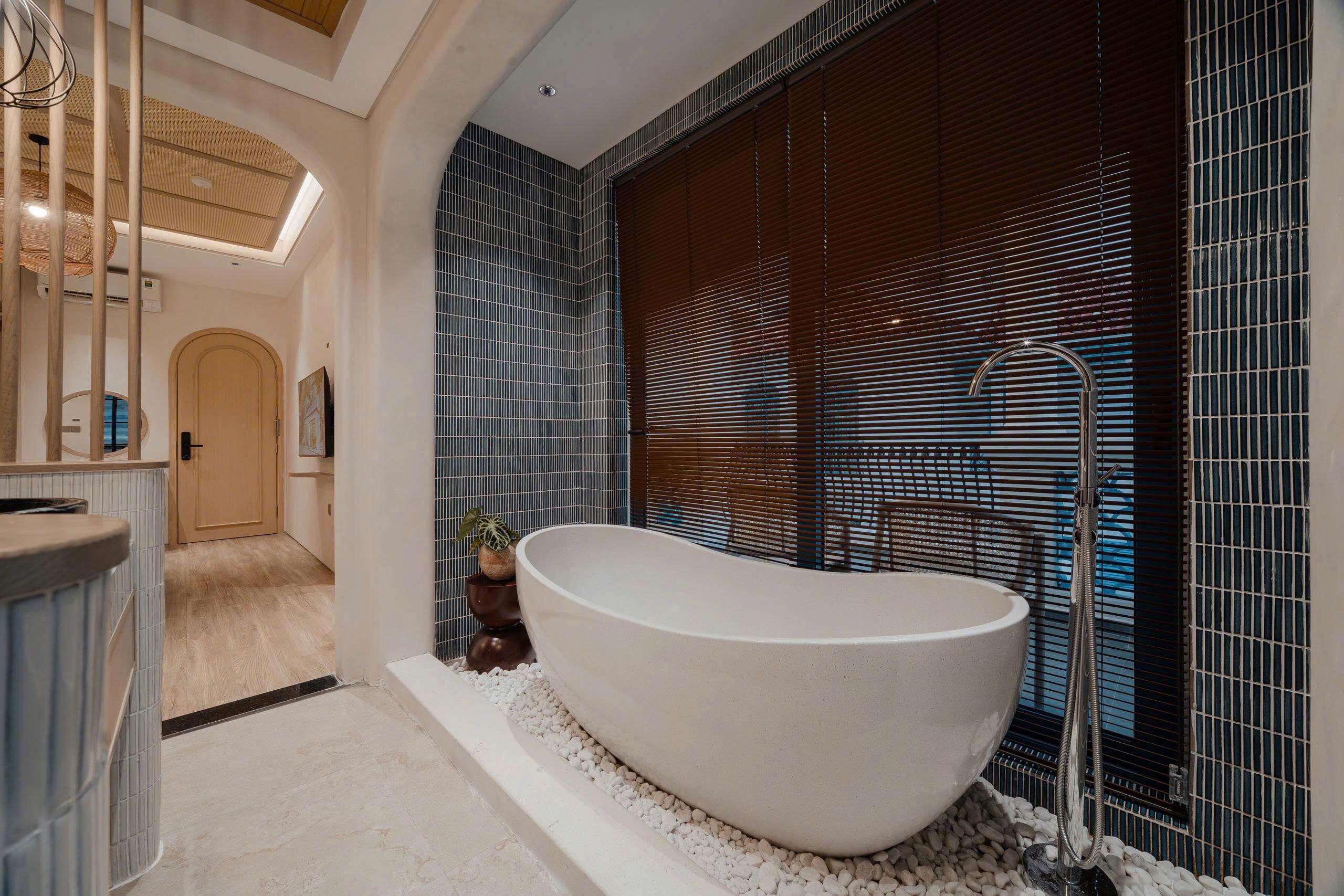 Bồn tắm tại villa
